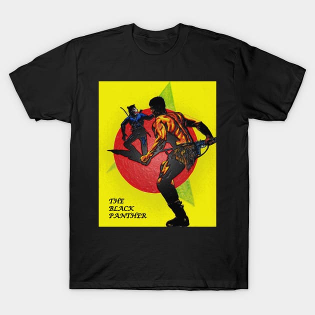 The Black Panther - Flames of Betrayal (Unique Art) T-Shirt by The Black Panther